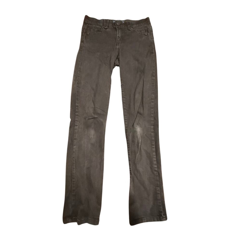 Democracy Women's Black "Ab"solution Straight Leg Solid Regular Fit Jeans Size 6